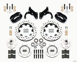 Wilwood 140-12022-D Forged Dynalite Front Kit 12.19in Drilled 65-68 Chevy Impala -Drum Spindle