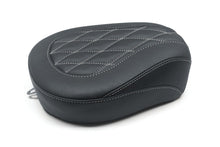 Load image into Gallery viewer, Mustang 08-21 Harley Wide Tripper FL Touring Passenger Seat w/Grey Diamond Stitch - Black