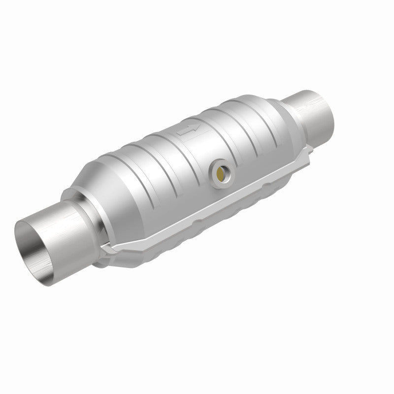 Magnaflow 51356 FITS MagnaFlow Conv Univ 2.5in Inlet/Outlet Center/Center Round 11in Body L x 5.125in W x 15in Overall L