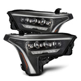 AlphaRex 22-23 Toyota Tundra/Sequoia LED Proj Headlights Black w/ Seq Activ Light/Seq Signal & DRL