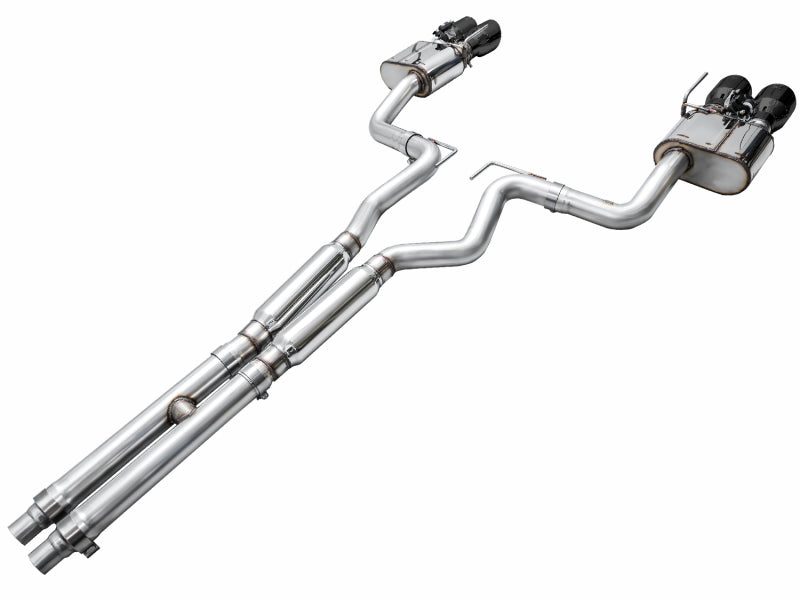 AWE Tuning 3025-43650 FITS AWE 2024 Ford Mustang GT Fastback S650 RWD SwitchPath Catback Exhaust w/ Quad Diamond Black Tips