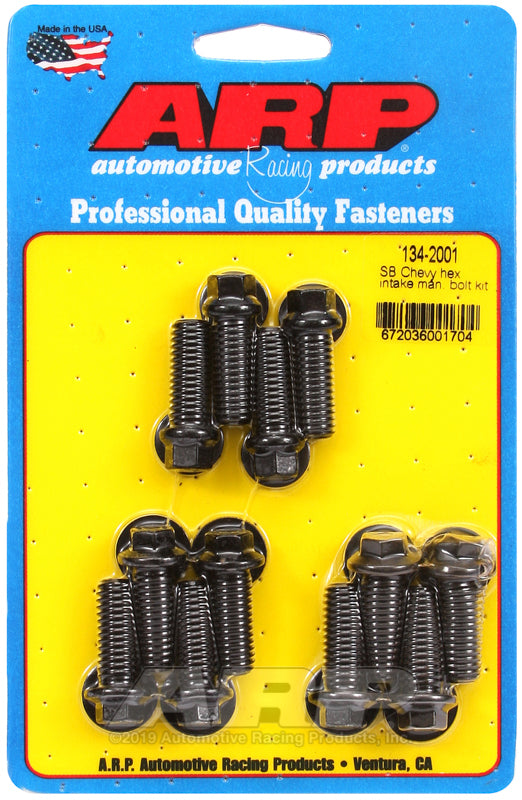 ARP 134-2001 FITS 134-2001 - SBC Hex Intake Manifold Bolt Kit