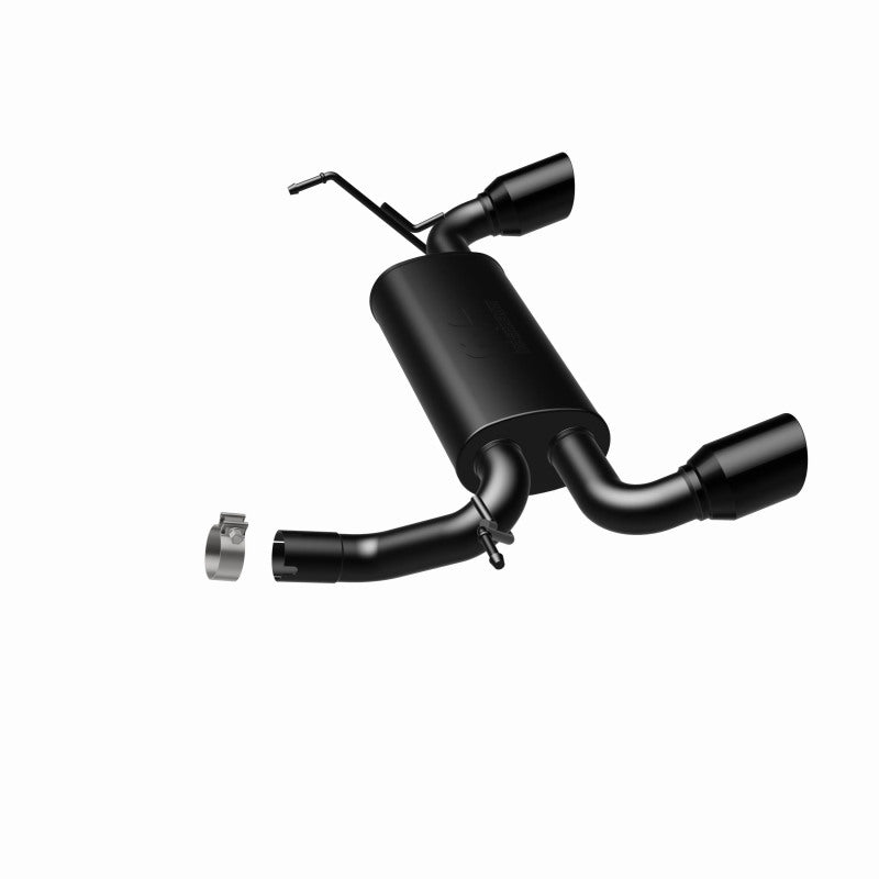 Magnaflow 15160 FITS: MagnaFlow 07-17 Jeep Wrangler JK 3.8/3.6L Dual Split Rear Exit Black Axle-Back Exhaust