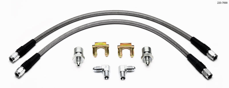 Wilwood 220-7699 FITS Flexline Kit 55-57 Chevy w/ Forged Dynalite Front Caliper