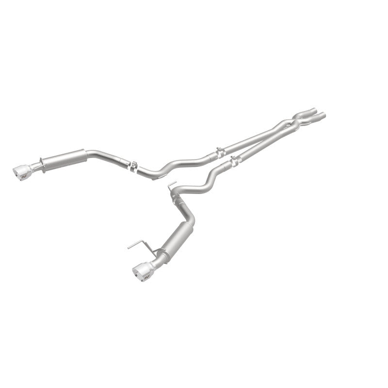 Magnaflow 19099 FITS: MagnaFlow Cat Back, SS, 2.5in, Competition, Dual Split Polished 4.5in Tips 2015 Ford Mustang V6 3.7L