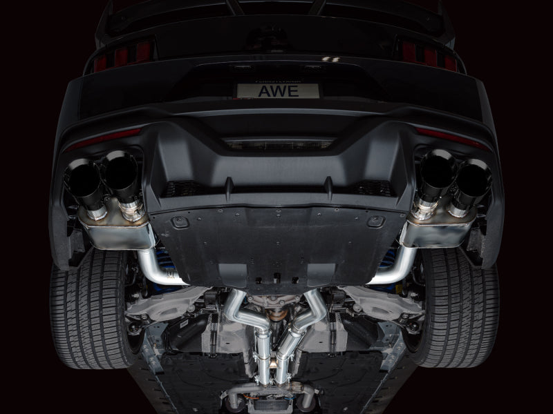 AWE Tuning 3025-43375 FITS AWE 2024 Ford Mustang Dark Horse S650 RWD SwitchPath Catback Exhaust w/ Quad Diamond Black Tips