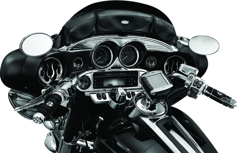 Kuryakyn Stereo Accent 96-13 Fl Touring Models Chrome