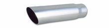 Load image into Gallery viewer, Vibrant 1561 FITS 3.5in Round SS Truck/SUV Exhaust Tip (Single Wall Angle Cut) - 3in inlet 11in long