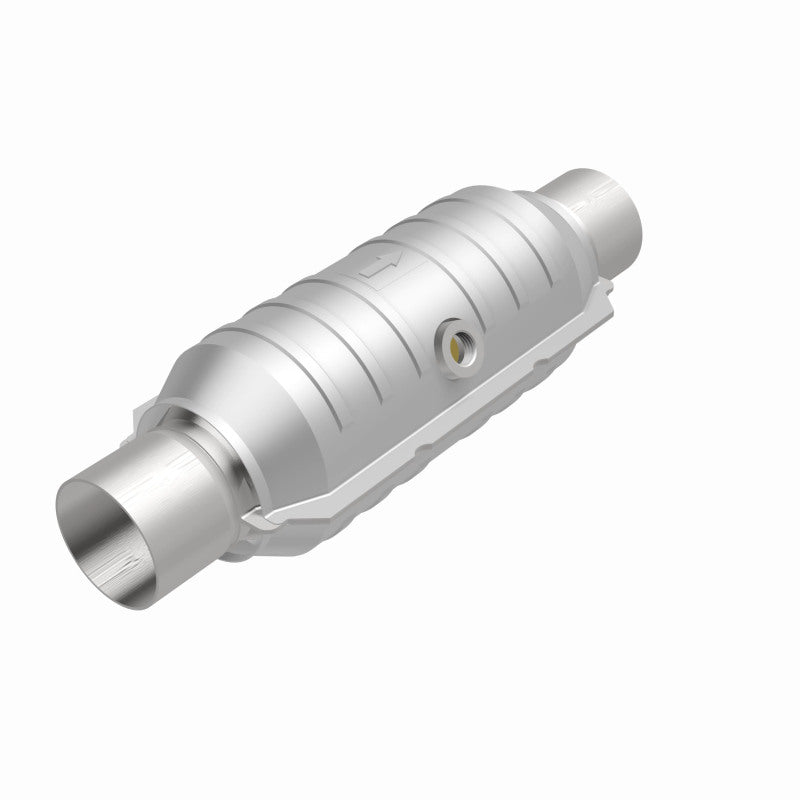 Magnaflow 51356 FITS MagnaFlow Conv Univ 2.5in Inlet/Outlet Center/Center Round 11in Body L x 5.125in W x 15in Overall L