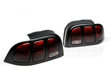 Load image into Gallery viewer, Raxiom 96-98 Ford Mustang Tail Lights- Black Housing (Smoked Lens)