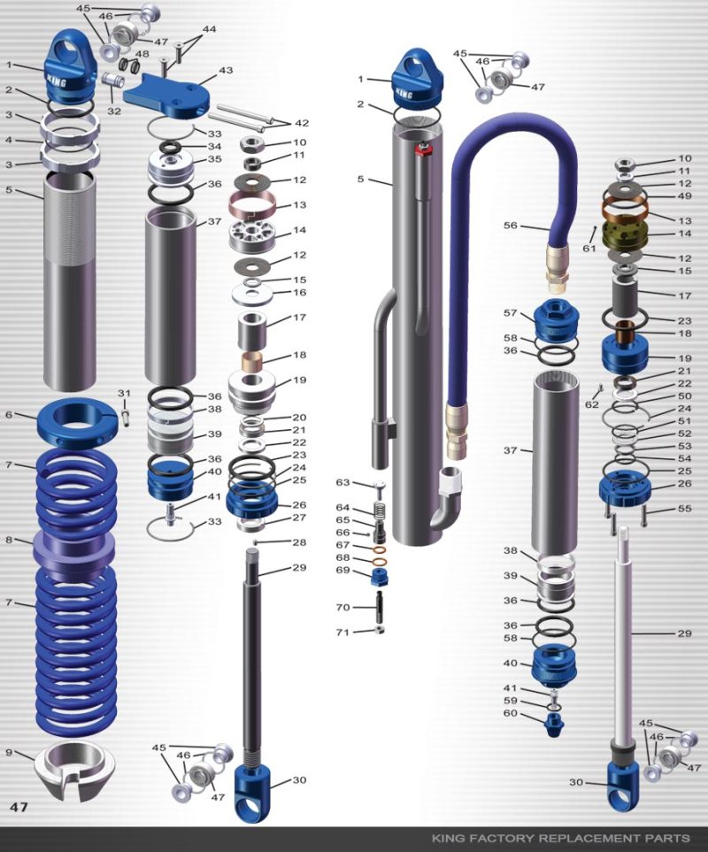King Shocks BS2525 FITS 2.5 Bump Stop 2-1/2in