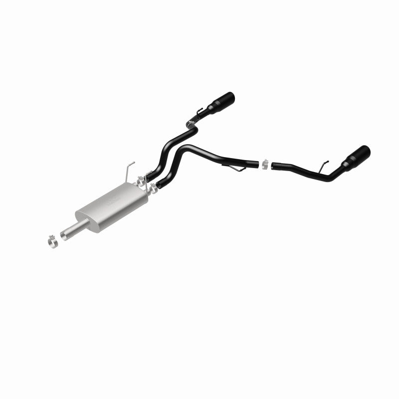 Magnaflow 15363 FITS: 09-15 Dodge Ram 1500 V8 Dual Spilt Rear Exit Black Stainless C/B Perf Exhaust