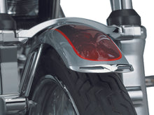 Load image into Gallery viewer, Kuryakyn Fender Tip Front Leading Edge Most Narrow FXST XL Dyna Models Chrome