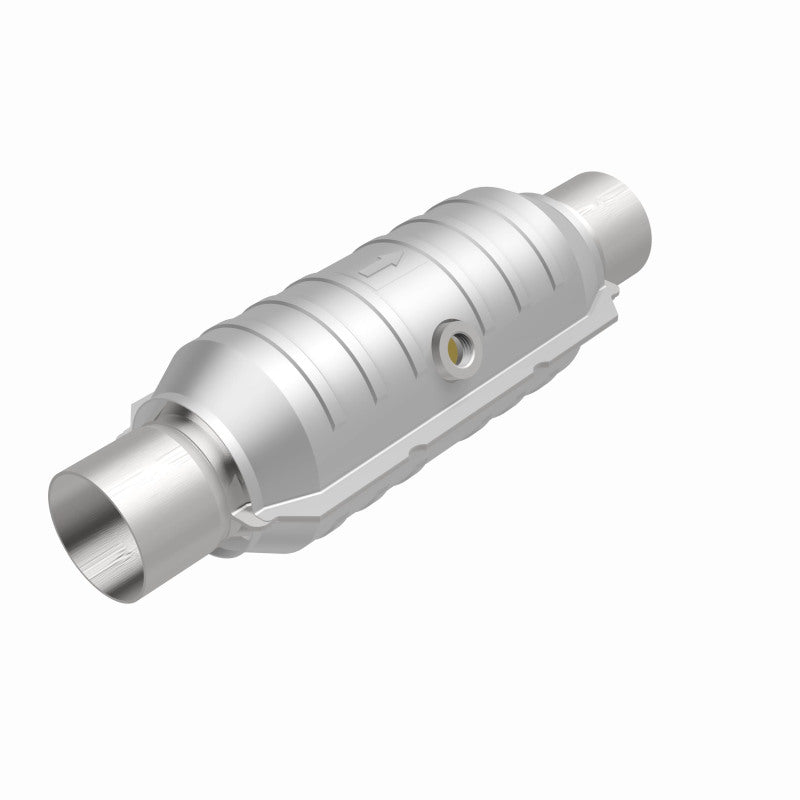Magnaflow 51356 FITS MagnaFlow Conv Univ 2.5in Inlet/Outlet Center/Center Round 11in Body L x 5.125in W x 15in Overall L