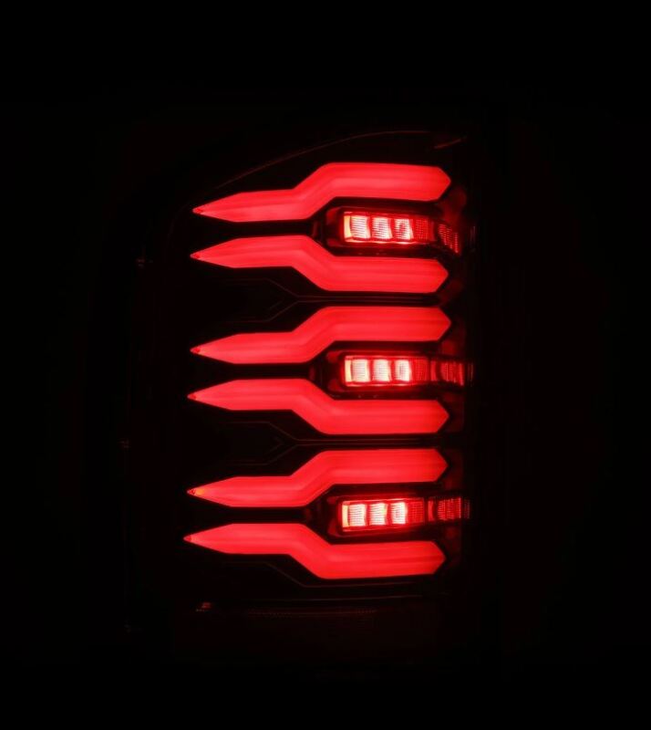 AlphaRex 620090 FITS 07-13 Chevrolet Silverado 1500 (Ex. Hybrid Models) LUXX-Series LED Tail Lights Alpha-Black