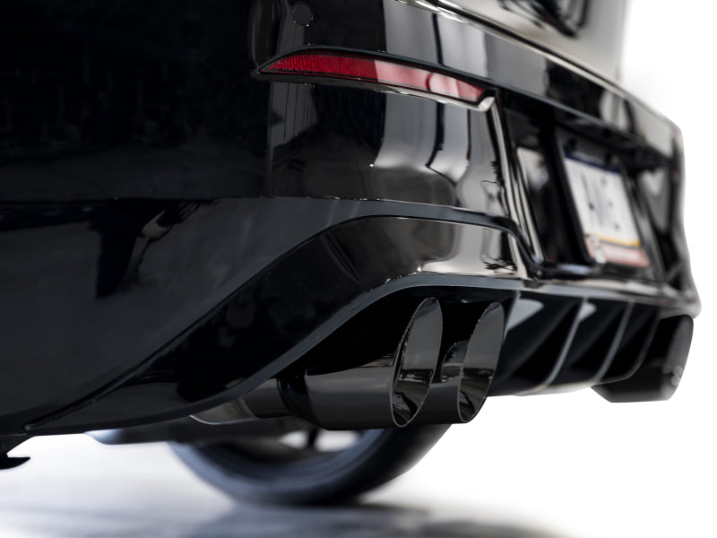 AWE Tuning 3015-43658 FITS AWE MK8 Volkswagen Golf R 3in Touring Edition Quad Exhaust - Diamond Black Tips