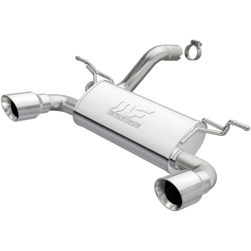 Magnaflow 19385 FITS 19385 FITS: MagnaFlow 2018+ Jeep Wrangler 3.6L Dual Polished Tip Axle-Back Exhaust
