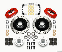 Load image into Gallery viewer, Wilwood Narrow Superlite 6R Front Hub &amp; 1PC Rtr Kit 12.88in Dril -Red 74-80 Pinto/Mustang II