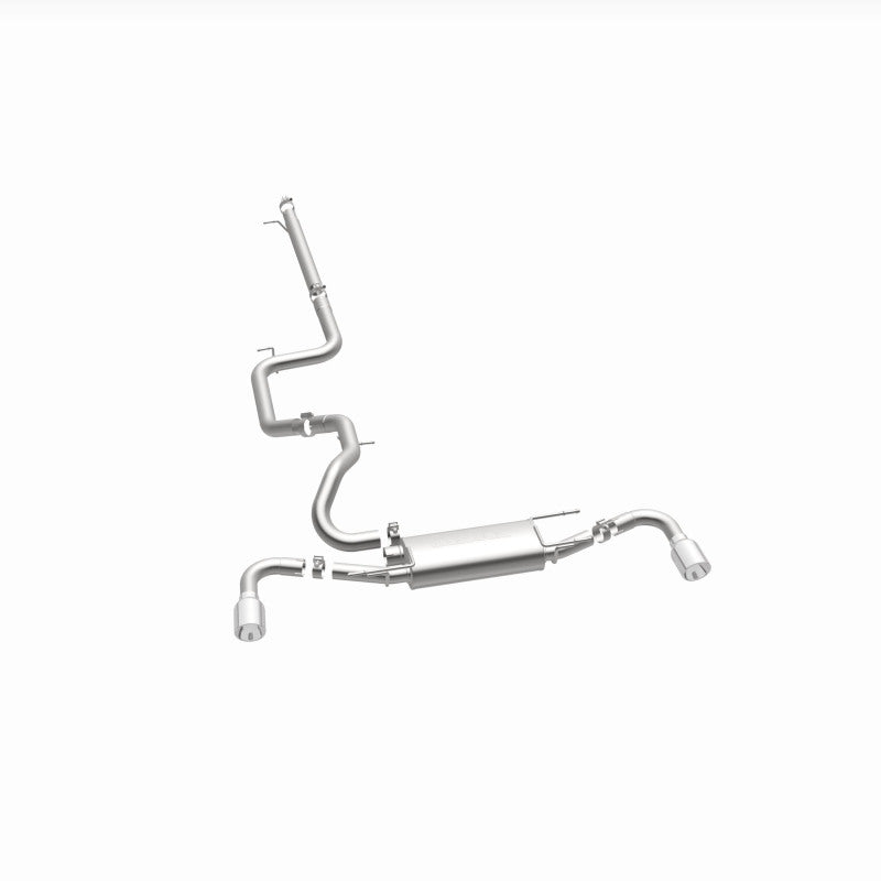 Magnaflow 15146 FITS: MagnaFlow 10-12 Mazda 3 L4 2.5L Hatchback Split Rear Exit Stainless Cat Back Performance Exhaust