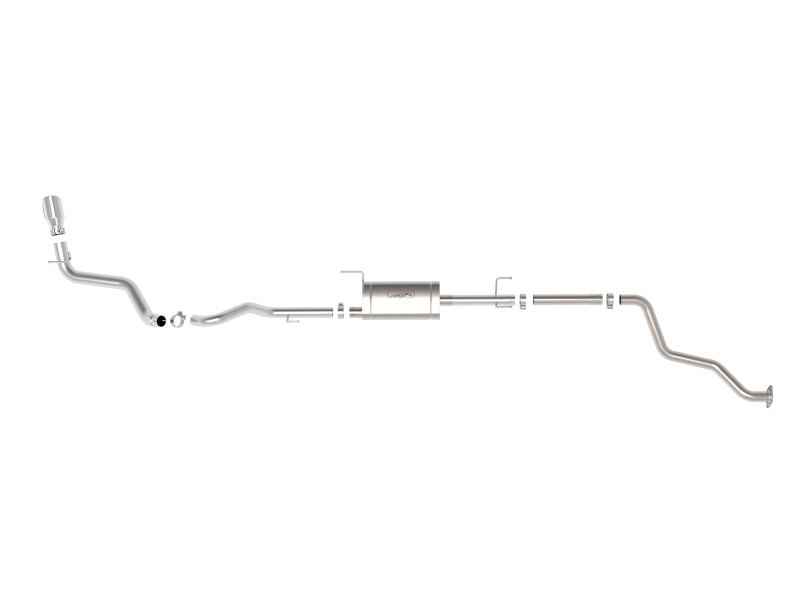 aFe 49-46071-P FITS 2024 Toyota Tacoma L4 2.4L Apollo Series 2.5-3in 409 SS Steel Cat-Back Exhaust w/Polished Tips