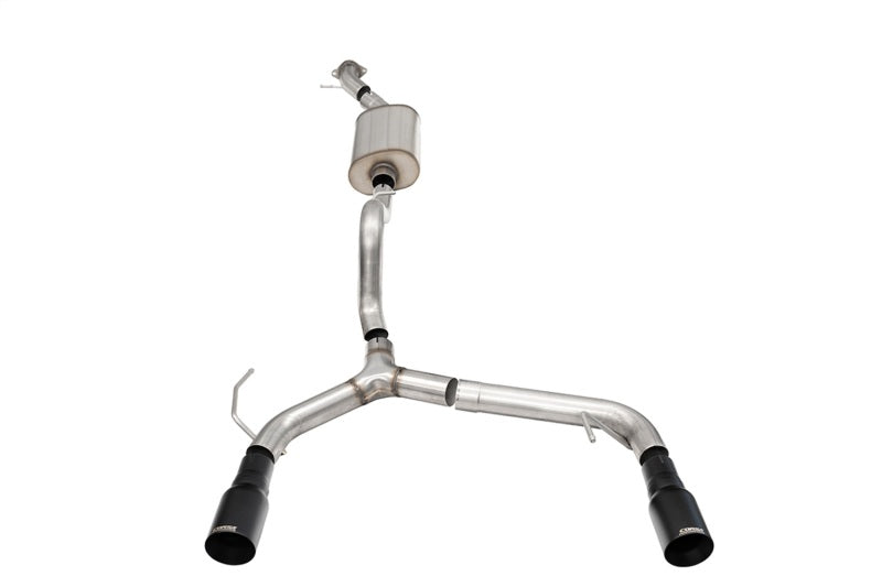 CORSA Performance 21204BPC FITS Corsa 21-24 Ford Bronco 2.3L 2-Door 2.75in Cat-Back Dual Rear Exhaust w/ 4in Straight-Cut Black Tips