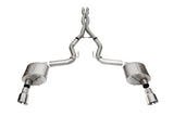CORSA Performance 21250 FITS Corsa 2024 Ford Mustang GT Xtreme Cat-Back Exhaust Sys. 3.0in Dual Rear Exit w/4.5in Pro Series Tips