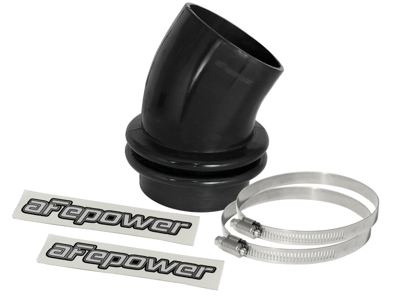 aFe 59-00050 FITS Magnum FORCE Silicone Coupling Kit 3-1/2in ID x 30 Deg. Bellows Elbow - Black