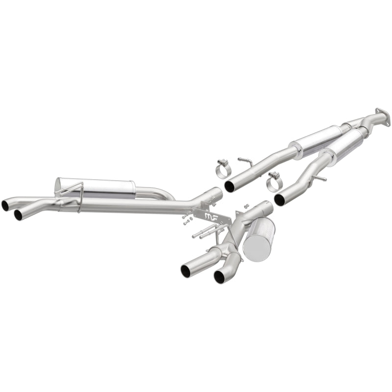 Magnaflow 19405 FITS: MagnaFlow Cat-Back Competition Exhaust 18-19 Kia Stinger L4-2.0LGAS Quad 2.5in Stainless Tips