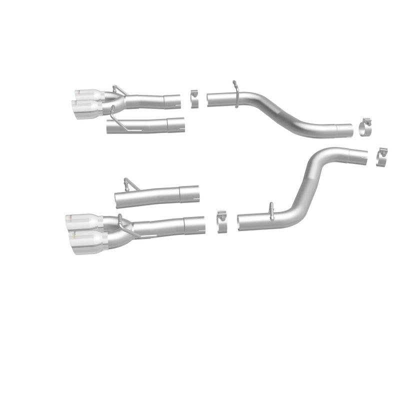 Magnaflow 19218 FITS: MagnaFlow Axle-Back, SS, 2.5in, Quad Split Rear 3.5in Tip 2015 Dodge Challenger 3.6L V6
