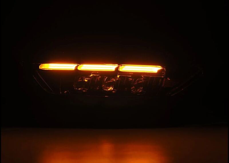 AlphaRex 880261 FITS 15-17 Ford Mustang NOVA LED Proj Headlights Alpha Black w/Activ Light/Seq Signal/Switch DRL