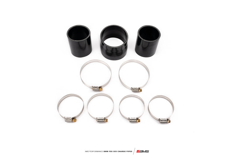 AMS AMS.39.09.0001-1 - Performance 15-18 BMW M3 / 15-20 BMW M4 w/ S55 3.0L Turbo Engine Charge Pipes