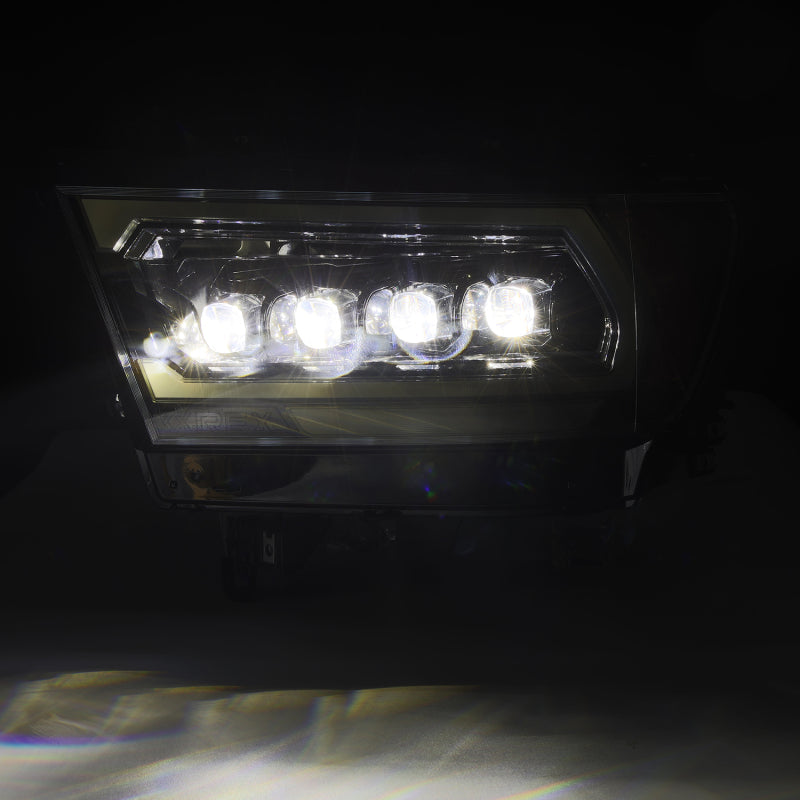AlphaRex 880577 FITS 19-23 Dodge Ram 1500 (MK II 2500 Style) NOVA-Series LED Projector Headlights Alpha-Black