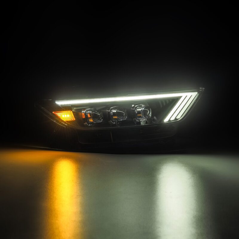 AlphaRex 880144 FITS 880144 FITS 15-17 Ford Mustang NOVA Series LED Projector Headlights Blk