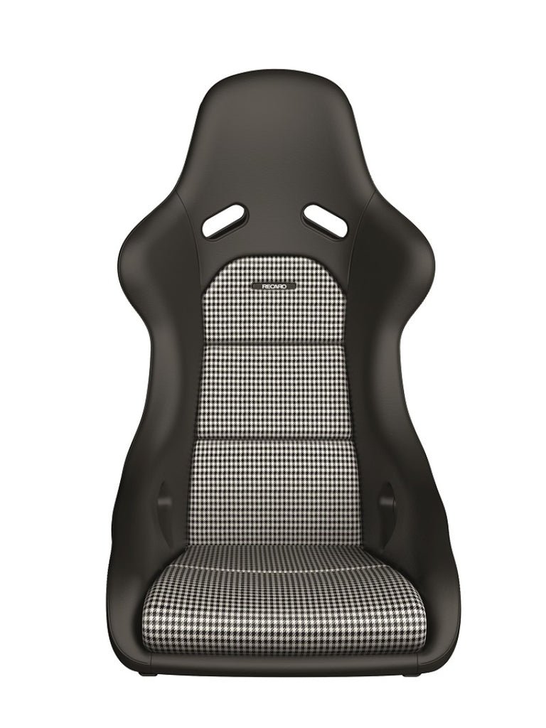 Recaro 087.00.0B25-01 - Classic Pole Position ABE SeatBlack Leather/Pepita Fabric