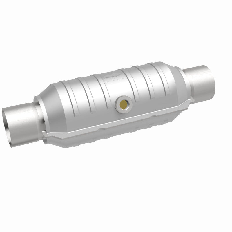Magnaflow 51356 FITS MagnaFlow Conv Univ 2.5in Inlet/Outlet Center/Center Round 11in Body L x 5.125in W x 15in Overall L
