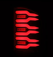 Load image into Gallery viewer, AlphaRex 620080 FITS 07-14 Chevrolet Silverado 1500/2500HD/3500HD Luxx-Series LED Tail Lights Blk w/Smoked Lens