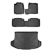 Load image into Gallery viewer, SMARTLINER SA0021/B0021/D0014 2 Row Floor Liners &amp; Cargo Liner behind the 2nd Row Seats 2007-2011 Honda CR-V Black