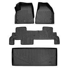 Load image into Gallery viewer, SMARTLINER SA0043/B0043/E0162 2 Row Floor Liners &amp; Cargo Liner behind the 3rd Row Seats 2007-2016 GMC Acadia Black