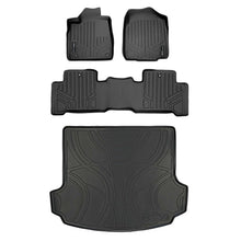 Load image into Gallery viewer, SMARTLINER SA0084/B0084/D0084 2 Row Floor Liners &amp; Cargo Liner behind the 2nd Row Seats 2007-2013 Acura MDX Black