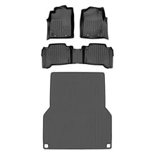 Load image into Gallery viewer, SMARTLINER SA0107/B0033/K0207 2 Row Floor Liners &amp; Smart Coverage™ Truck Bed Liners 2012-2015 Toyota Tacoma Double Cab Black