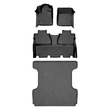 Load image into Gallery viewer, SMARTLINER SA0108/B0155/K0155 2 Row Floor Liners and Smart Coverage™ Truck Bed Liners 2014-2021 Toyota Tundra CrewMax (Coverage Under Second Row Seat) Black
