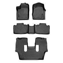 Load image into Gallery viewer, SMARTLINER SA0127/B0071/C0233 3 Row Floor Liners  2013-2016 Dodge Durango (With Bucket Seats on Second Row)&lt;br &gt; Black