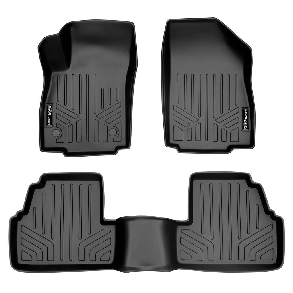 SMARTLINER SA0129/B0129 2 Row Floor Liners 2013-2022 Buick Encore Black