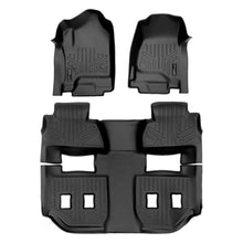 Load image into Gallery viewer, SMARTLINER SA0136/B0159 2 Row Floor Liners 2015-2020 Chevrolet Suburban With Bucket Seats2015-2020 GMC Yukon XL With Bucket Seats Black