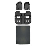 SMARTLINER Custom Fit Floor Mats 3 Rows and Cargo Liner Behind 2nd Row Set Black Compatible With 2015-2020 Chevy Suburban / GMC Yukon XL