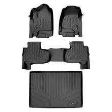 Load image into Gallery viewer, SMARTLINER SA0136/B0221/E0159 2 Row Floor Liners &amp; Cargo Liner behind the 3rd Row Seats 2015-2020 Chevrolet Suburban (With Bench Seats)2015-2020 GMC Yukon XL (With Bench Seats) Black