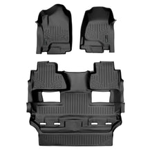 Load image into Gallery viewer, SMARTLINER SA0136/B0444 2 Row Floor Liners 2015 Chevrolet Tahoe2015 GMC Yukon Black