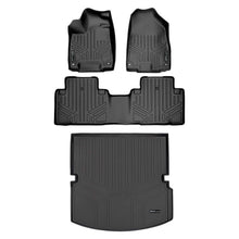 Load image into Gallery viewer, SMARTLINER SA0158/B0158/D0158 2 Row Floor Liners &amp; Cargo Liner behind the 2nd Row Seats 2014-2020 Acura MDX Black