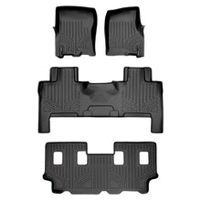 Load image into Gallery viewer, SMARTLINER SA0183/B0183/C0185 3 Row Floor Liners  2011-2017 Ford Expedition (Fits Only With Bench Seat Or With Console On The Second Row)2011-2017 Lincoln Navigator (Fits Only With Bench Seat Or With Console On The Second Row) Black