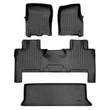 Load image into Gallery viewer, SMARTLINER SA0183/B0183/E0183 2 Row Floor Liners &amp; Cargo Liner behind the 3rd Row Seats 2011-2017 Ford Expedition2011-2017 Lincoln Navigator Black